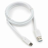 Кабель USB Type-C Cablexpert CCP-USB3-AMCM-1M-W 1м