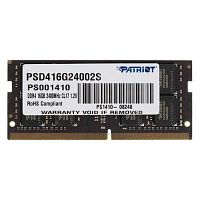 Оперативная память SO-DIMM 16Gb 2400 Patriot PSD416G24002S