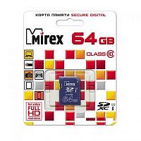 Карта памяти SD 64Gb Mirex SDXC Class 10 UHS-I