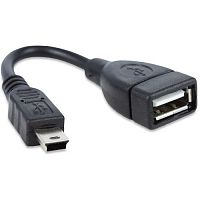 Кабель USB Mini-USB OTG Gembird (A-OTG-AFBM-002) 0.15м